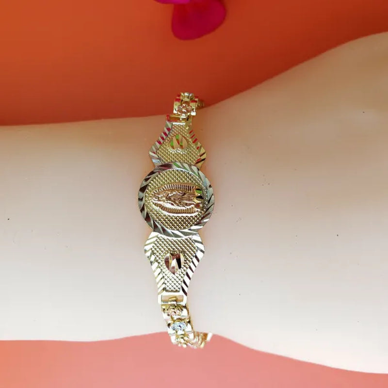 Our Lady Guadalupe Gold Plated Bracelet Pulsera Virgen De Guadalupe Oro Laminado