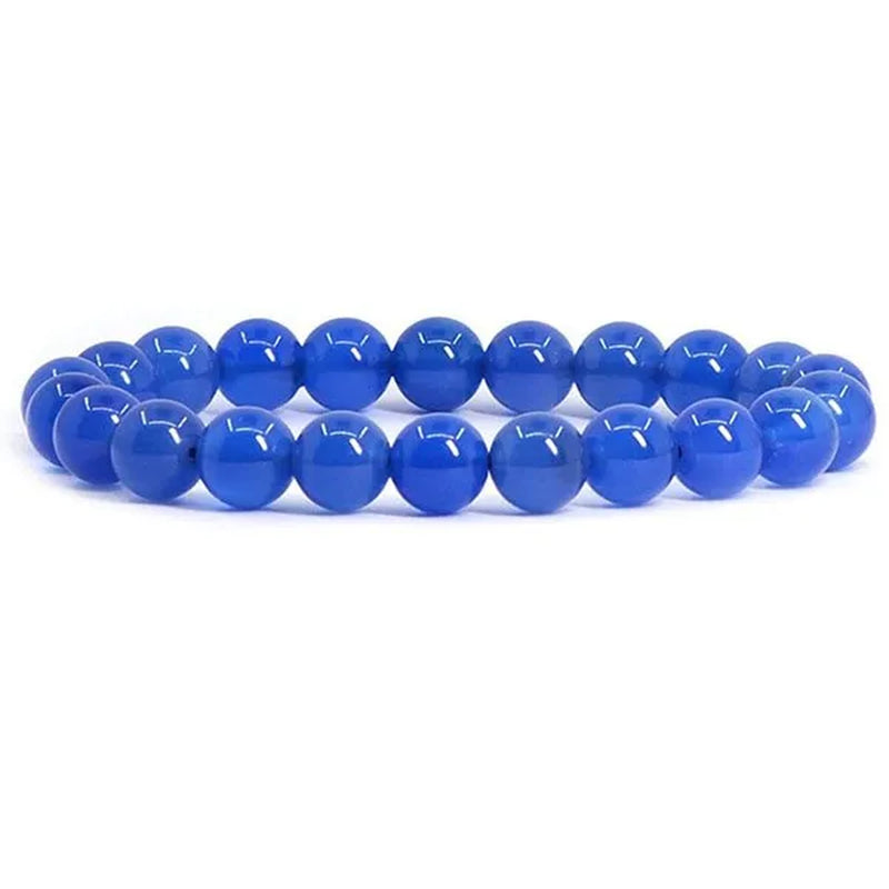 6mm 8mm Natural Stone Chakra Beaded Charm Bracelets Tiger Eye Amethyst Lapis Lazuli Healing Beads Bracelet Women Yoga Jewelry