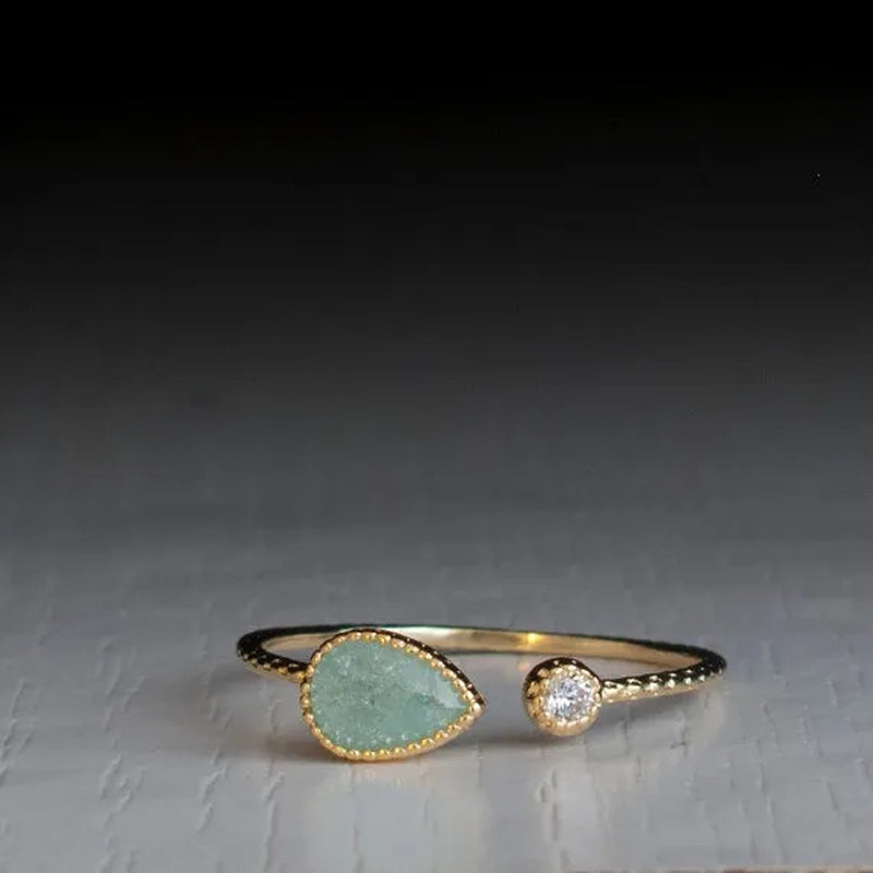 Delysia King  Water drop pear shaped ring