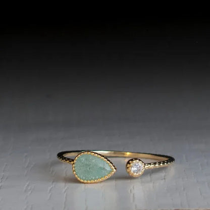 Delysia King  Water drop pear shaped ring