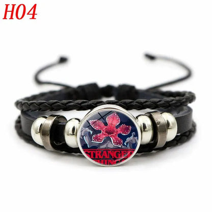 12 Styles Stranger Things 4 Hellfire Club Time Gem Bracelets & Bangles for Unisex Women Men Fashion Jewelry Gifts - WORLD TIME VISITS