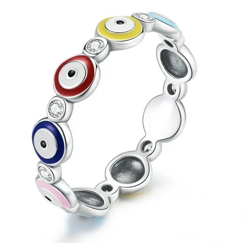 Personality Fashion Enamel Rings for Women Daily Casual Accessories