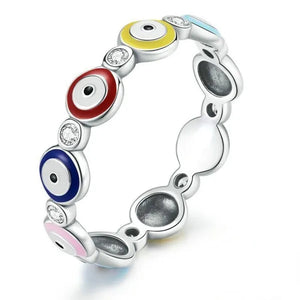 Personality Fashion Enamel Rings for Women Daily Casual Accessories
