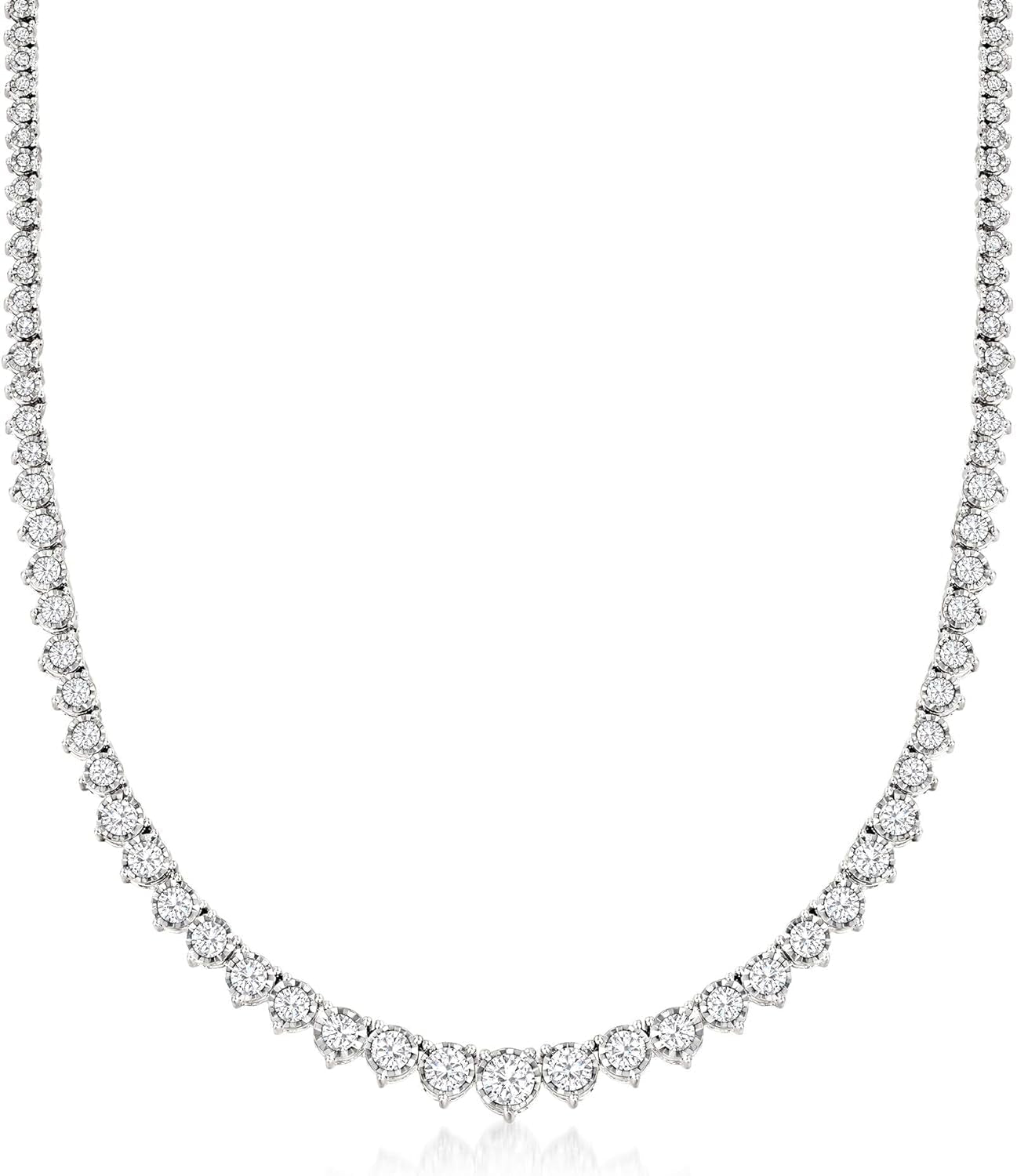Diamond Tennis Necklace I-J Color / I2-I3 Clarity