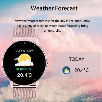 LIGE 2021 New Women Smart Watch Men Real-Time Activity Tracker Heart Rate Monitor Sports Ladies Life Waterproof Smart Watch Men For Android IOS