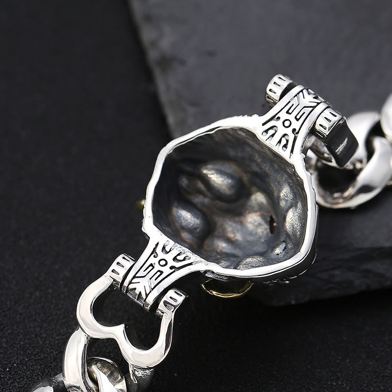 S925 Sterling Silver Creative Temperament Leading Men'S Bracelet