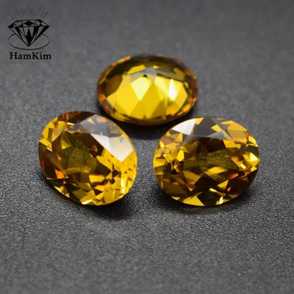 Natural Unheated AAAA 5.50 Cts AAAAA Gemstone Yellow Sapphire 9x11mm Oval Cut Gem Sri-Lanka VVS Loose Gemstone Jewelry