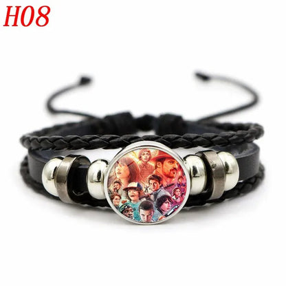 12 Styles Stranger Things 4 Hellfire Club Time Gem Bracelets & Bangles for Unisex Women Men Fashion Jewelry Gifts - WORLD TIME VISITS