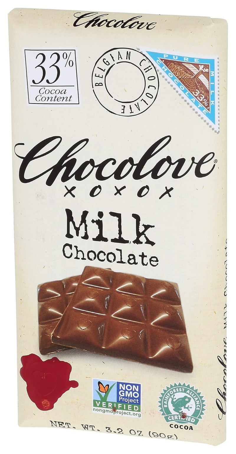 Pure Milk Chocolate Bar, 3.2 Oz