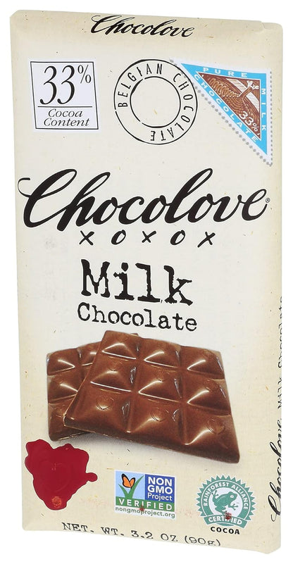 Pure Milk Chocolate Bar, 3.2 Oz