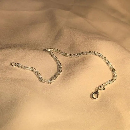 Women's Necklace Men's 16"-30" 3mm Shiny Ice Chain Necklace Chain Wedding Engagement Couple Jewelry