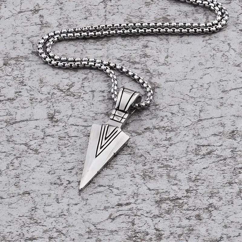 Long Chain Necklace Mens Alloy Necklaces Fashion Jewelry Gold Black Silver Color Pendant