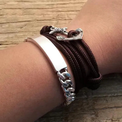 FASHION Classic Men'S Silver Jewelry Bracelet 925 Silver Gold Bracelet Glossy Bracelet 10MM Italian Silver Cuban Chain Safety Clasp