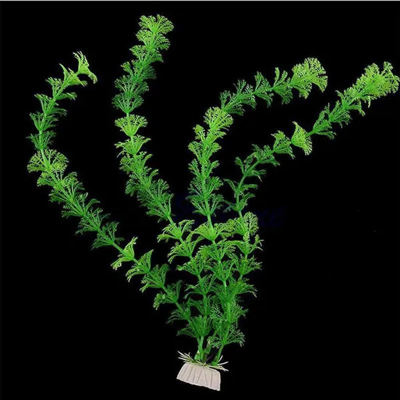 5Pcs 30cm Artificial Fake Plastic Water Grass Plants for Fish Tank Aquarium Decoration