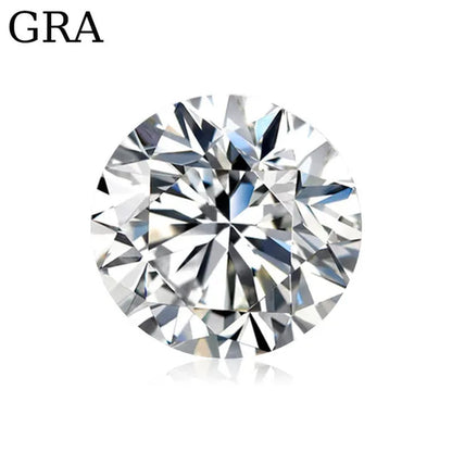 HOLYCOME 100% Genuine Loose Gemstones Moissanite Stones GRA 3Ct DEFIJ Color VVS1 Lab Diamond Stone Excellent Cut for Diamond Ring in Bulk Gem