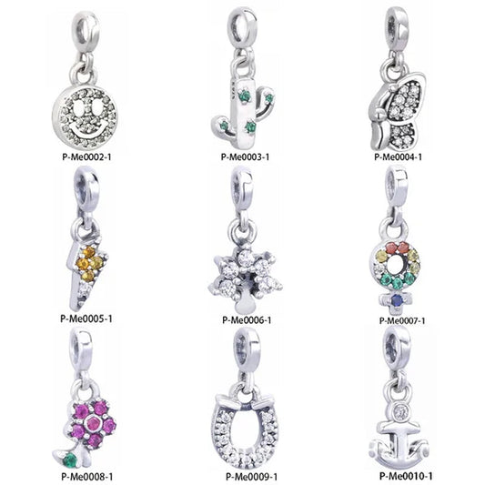 925 Sterling Silver Me Collection Dangle Charm For Me Link Bracelet
