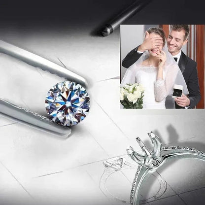 Moissanite Jewelry round Brilliant Cut Diamonds in Bulk