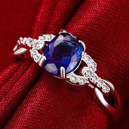 Tanzanite Pendant Sapphire Pendant and Diamond Necklace