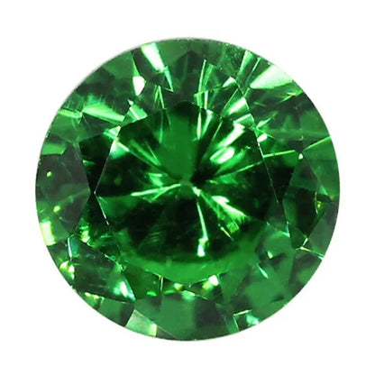 Unheated Natural Emerald Round Cut Gemstones Sri-Lanka VVS Gem