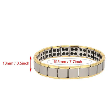 Germanium Titanium Steel Bracelet Magnet Health Healing Jewelry Dong