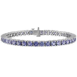 Tanzanite Bracelet in Sterling Silver