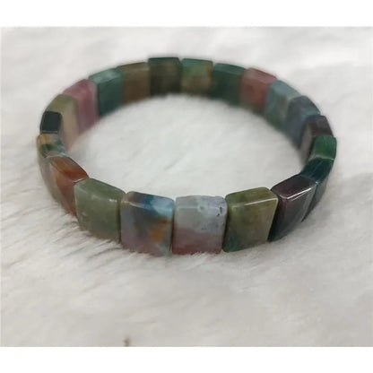 rainbow labradorite stone mookaite morganite quartz tiger eye flourite citrine beads bracelet natural gemstone bangle