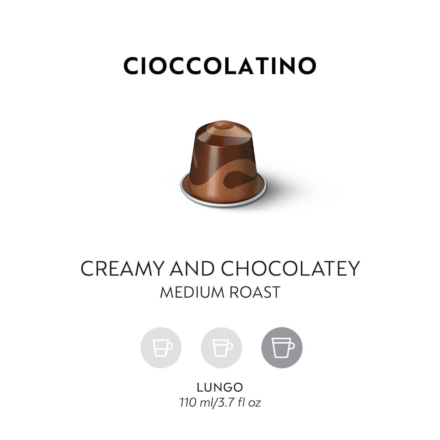 Originalline, Cioccolatino, 50 Count Espresso Coffee Pods