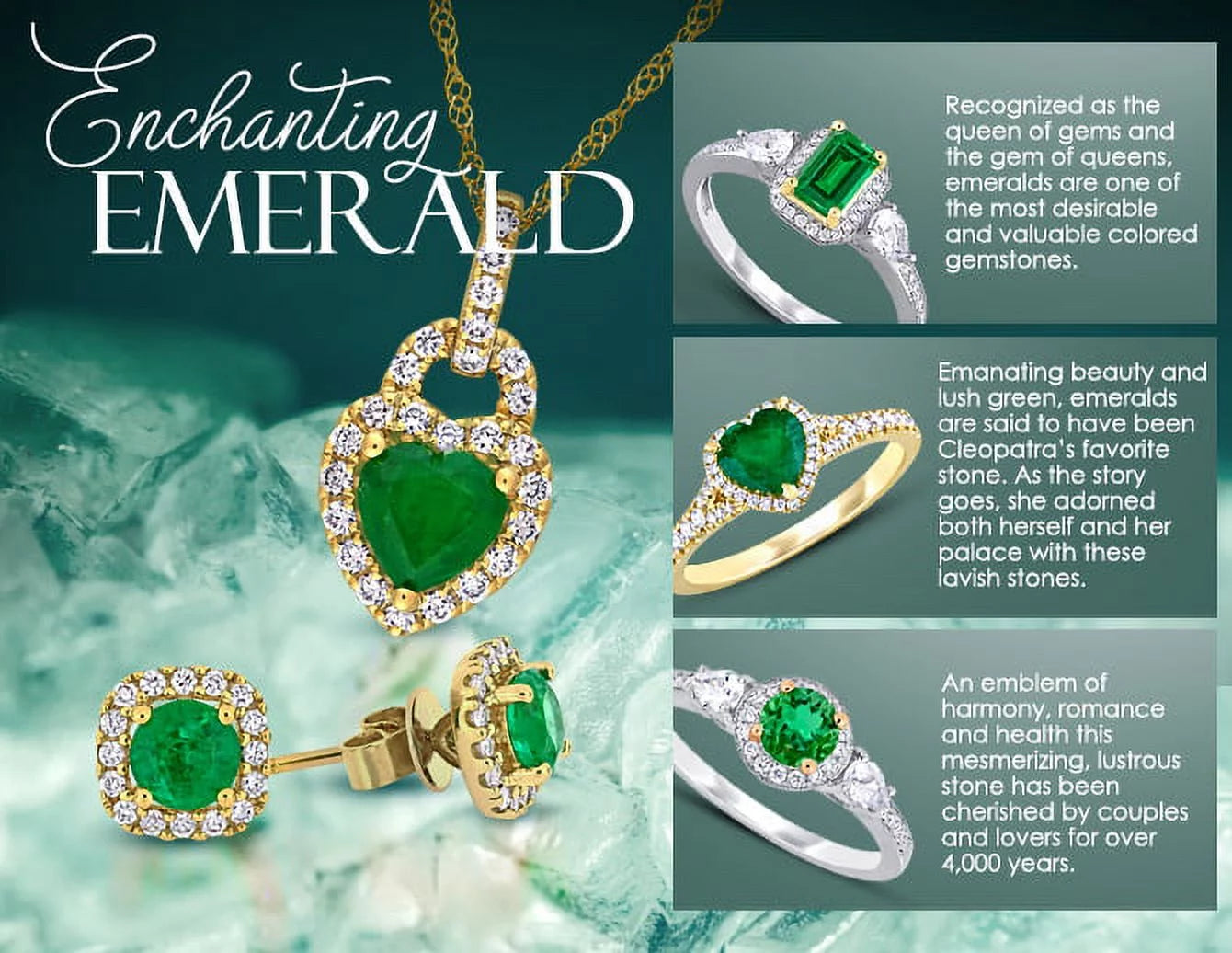 Women'S 1/10 CT Created Emerald 1/10 CT T.W. Diamond Sterling Silver Infinity Symbol Ring