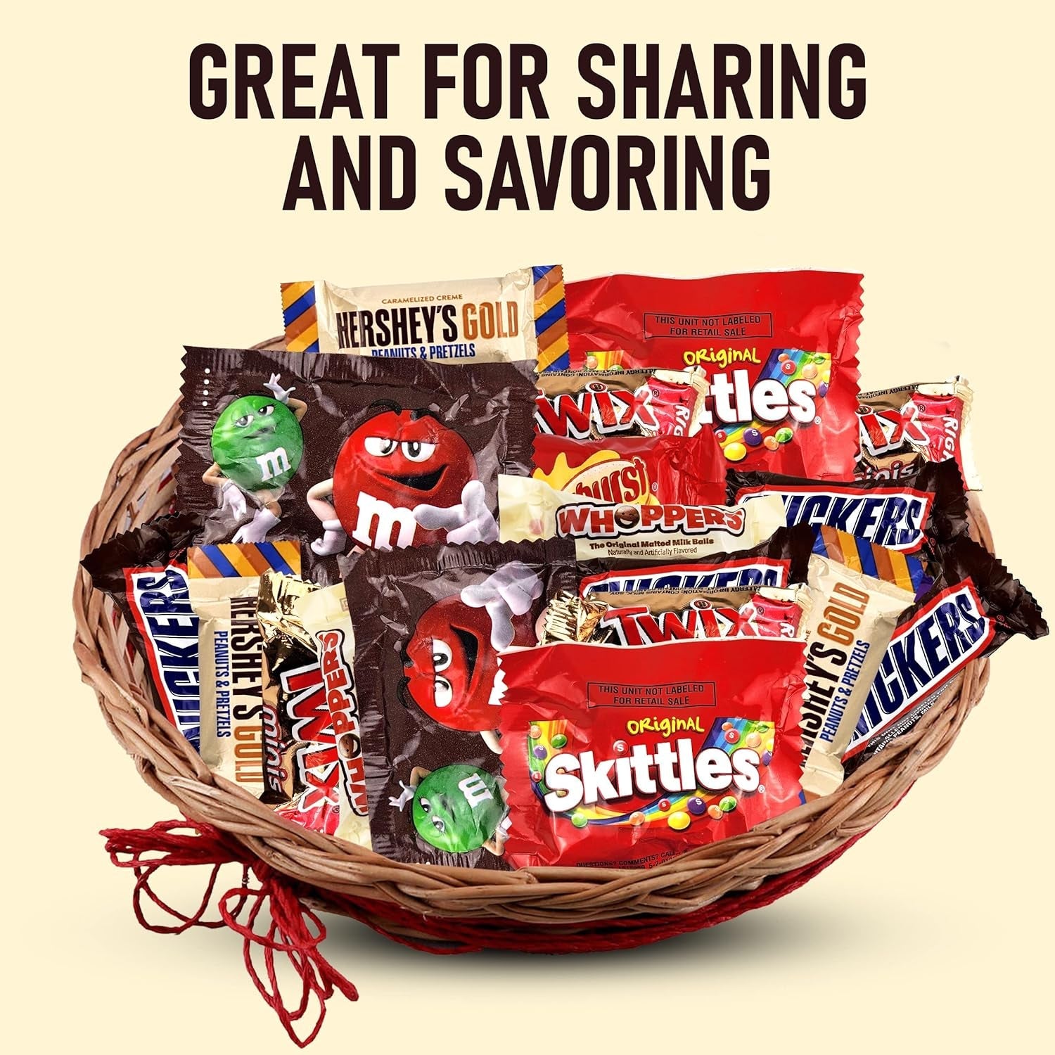 Chocolate Mix Bulk – 5Lb of Chocolate Candy – Bulk Candy Individually Wrapped Chocolate Treats – Hershey’S Gold, Twix, M&M, Skittles, Starburst, Snickers, Whoppers, Assorted Candy for Holidays, Christmas, Birthdays