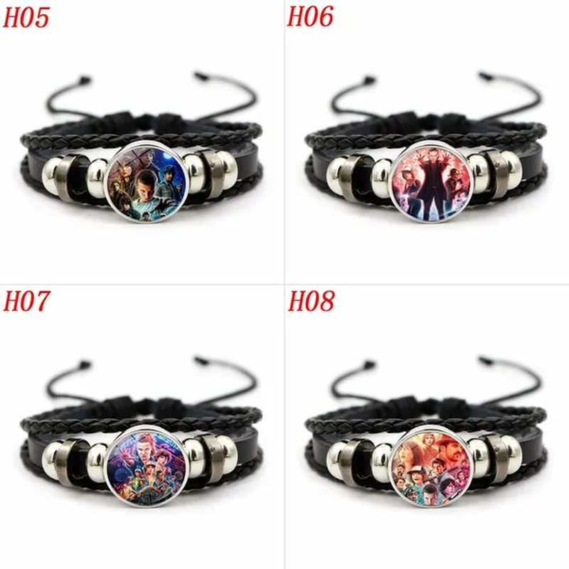 12 Styles Stranger Things 4 Hellfire Club Time Gem Bracelets & Bangles for Unisex Women Men Fashion Jewelry Gifts - WORLD TIME VISITS