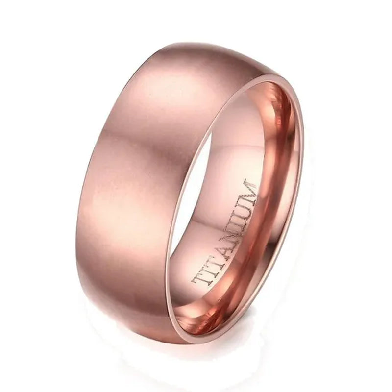 Two Rings Couple Rings Titanium Steel Band 10kt Rose Gold Filled Cocktail Heart Zircon Ruby Women's Wedding Ring Sets