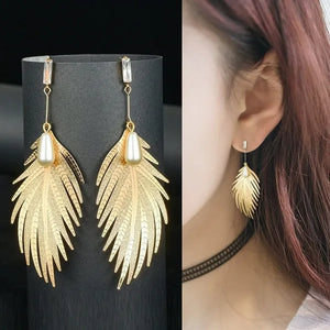 Delysia King  Leaf earrings