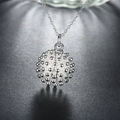Luxury 925 Sterling Silver Necklace Earring Bracelet Rings Jewelry Set for Women Snowflake Pendant Bangle Hot Charm Fashion Party Gift