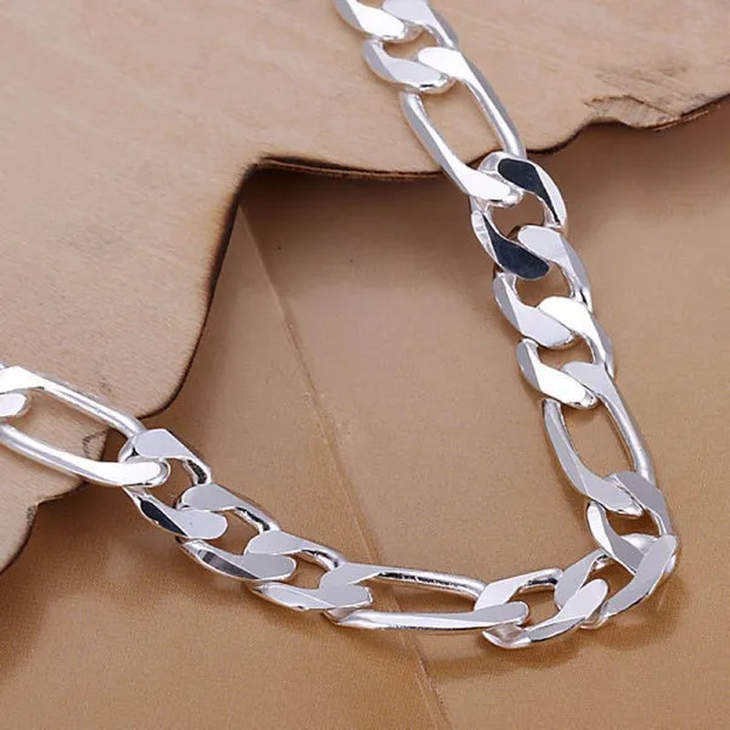 New 925 Sterling Silver Bangle Bracelets Party Gift Fashion Jewelry