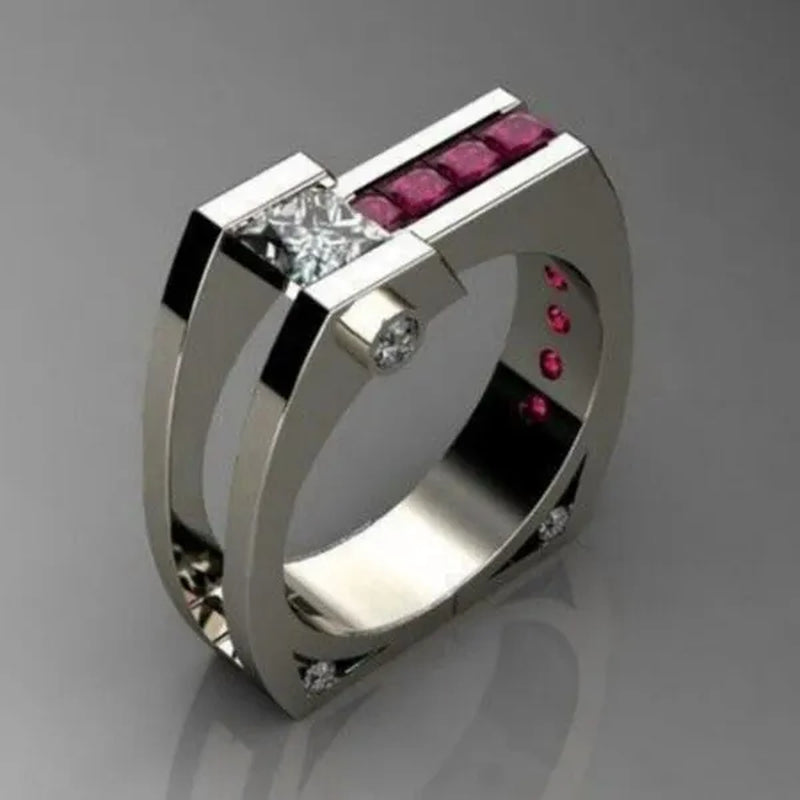 Elegant Creative Simple Women Fashion Zircon Jewelry Zircon Ring Ms. Engagement Wedding Ring Halloween Gift Anniversary Gift Jewelry Size US5-11 - WORLD TIME VISITS