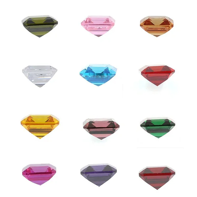 8.0Ct Loose Gem Jewelry Cubic Zirconia Stone Jewelry Making Gemstone AAAA Grade VVS Size 10Mm/1Pcs - WORLD TIME VISITS