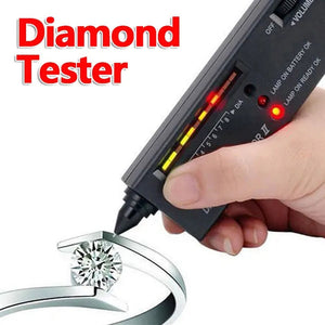 Jewellery Diamond Hardness Meter Gemstone Gem Tester Selector LED Diamond Indicator Test Pen Audio Portable Jewelry Tester Tool