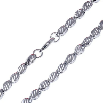 Thick Chain Length 53cm Width 4mm Ethiopian Necklace 18K Gold Plated African Eritrea Chunky Necklace