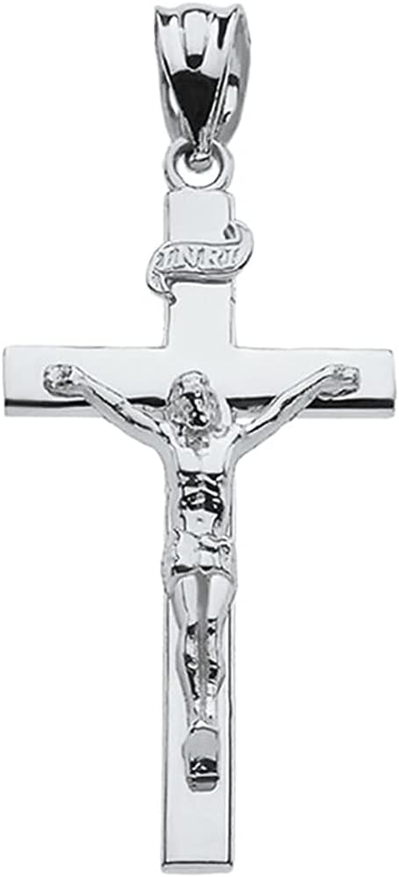 Sacred Symbolism: Embrace Faith Sterling Silver Cross Pendant - Choose Your Perfect Size (S-L)