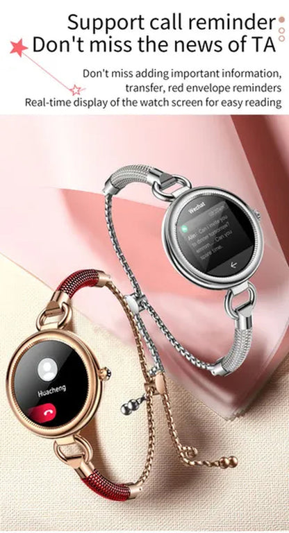 2022 EIGIIS Fashion Smart Watch Full Touch Luxury Smartwatch Women Health Monitor Multi-sports Modes Fitness Bracelet For Ladies