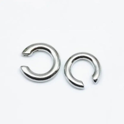 Fashionable and Simple Metal Gold Female Cartilage Clip Ear Round Ear Cuff Beautiful Girl Jewelry Earrings