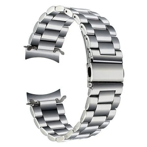 Premium Stainless Steel Watchband for Samsung Galaxy Watch 46mm SM-R800 Sports Band Curved End Strap Wrist Bracelet Silver Black