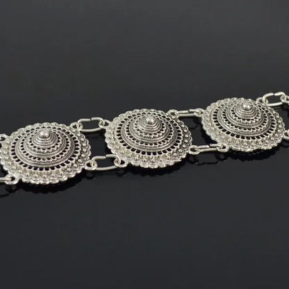 Vintage Silver Waist Chain Bells Metal Tassel Belly Chain Charm Belt Chains Body Jewelry