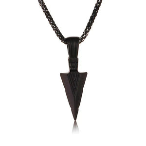 Men's Fashion Jewelry Black Gold Silver Color Pendant Long Chain Necklaces Mens Necklaces
