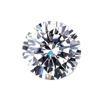 Round Brilliant Cut  5.0mm (0.5 ct) To 8.0mm (2 ct)  D Color Moissanites Loose Stone  Ring Jewelry Bracelet Material High Quality