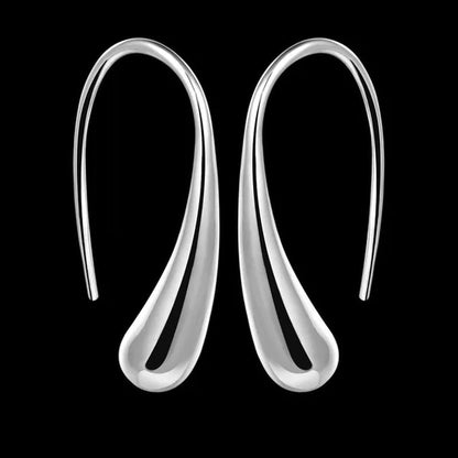 925 Sterling Silver Earing / Lovely / 925 Crystal Dangle Earrings Trendy Earrings - WORLD TIME VISITS