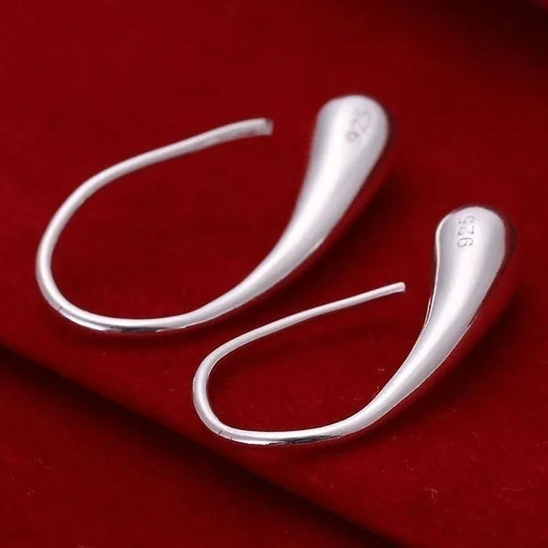 925 Sterling Silver Earing / Lovely / 925 Crystal Dangle Earrings Trendy Earrings - WORLD TIME VISITS