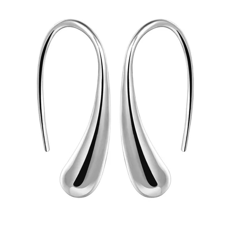 925 Sterling Silver Earing / Lovely / 925 Crystal Dangle Earrings Trendy Earrings - WORLD TIME VISITS