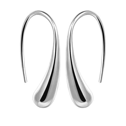 925 Sterling Silver Earing / Lovely / 925 Crystal Dangle Earrings Trendy Earrings - WORLD TIME VISITS