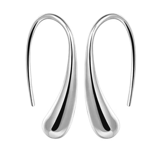 925 Sterling Silver Earing / Lovely / 925 Crystal Dangle Earrings Trendy Earrings - WORLD TIME VISITS